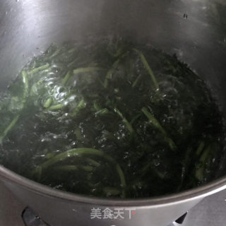 柠檬虾仁拌菜的做法步骤：5